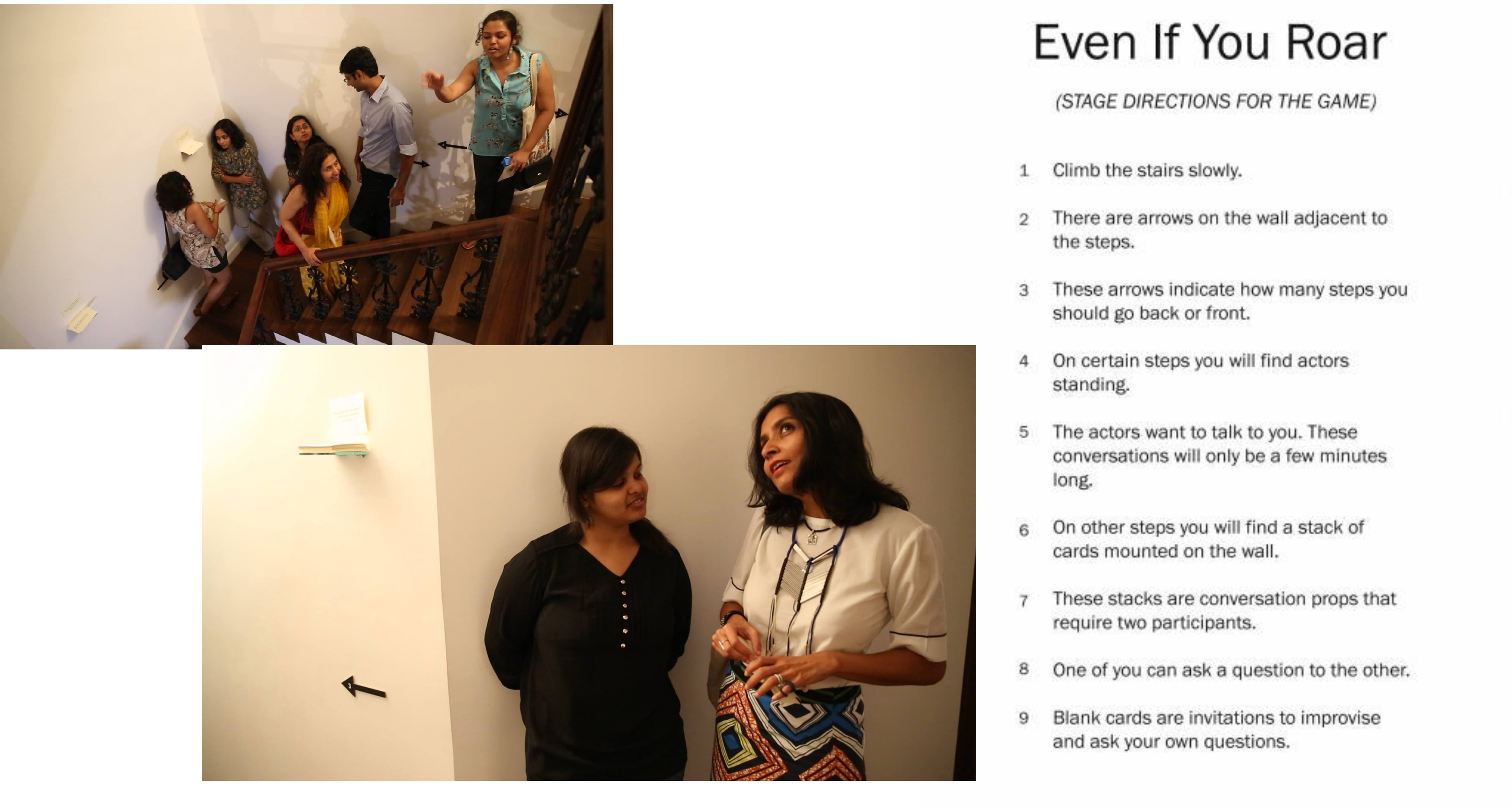 Even If You Roar participatory game