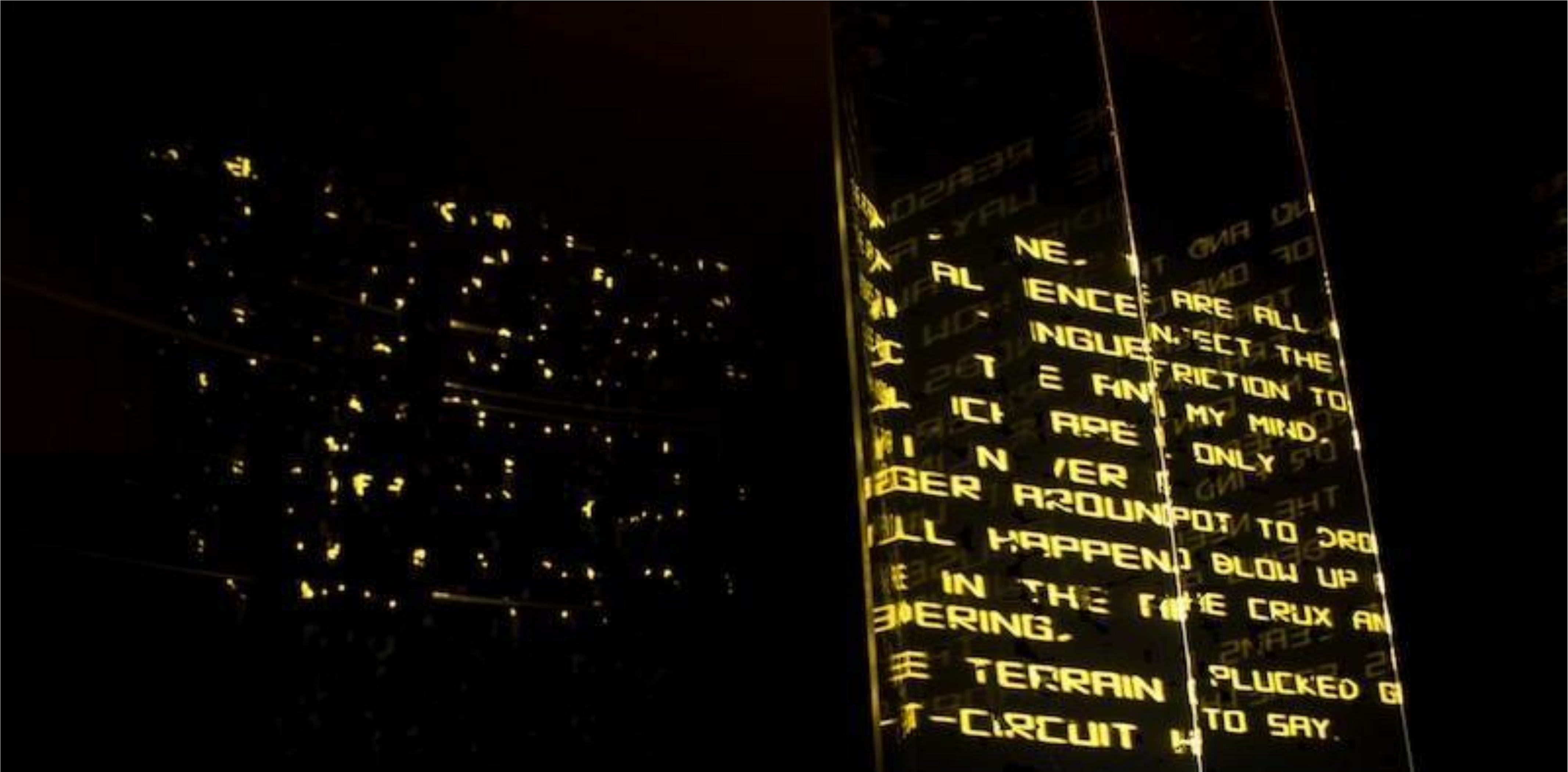 Another Pattern Is Apparent video installation